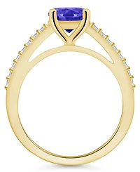 Macy's Tanzanite (1-3/8 Ct. t.w.) and Diamond (1/6 Ring
