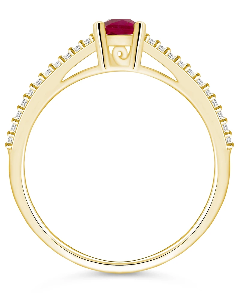 Macy's Ruby (3/4 Ct. t.w.) and Diamond (1/5 Ring