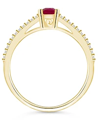 Macy's Ruby (3/4 Ct. t.w.) and Diamond (1/5 Ring