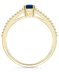 Macy's Sapphire (3/4 Ct. t.w.) and Diamond (1/5 Ring