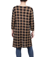 Ny Collection Women's 3/4 Sleeve Knit Cardigan