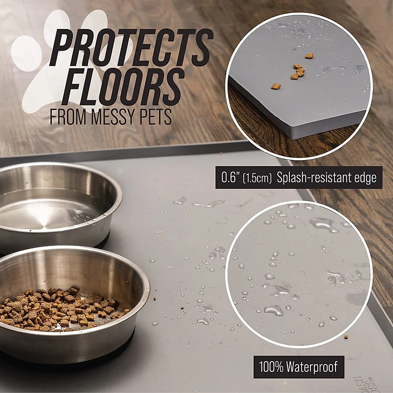 Leashboss Xl Diamond Pet Food Mat