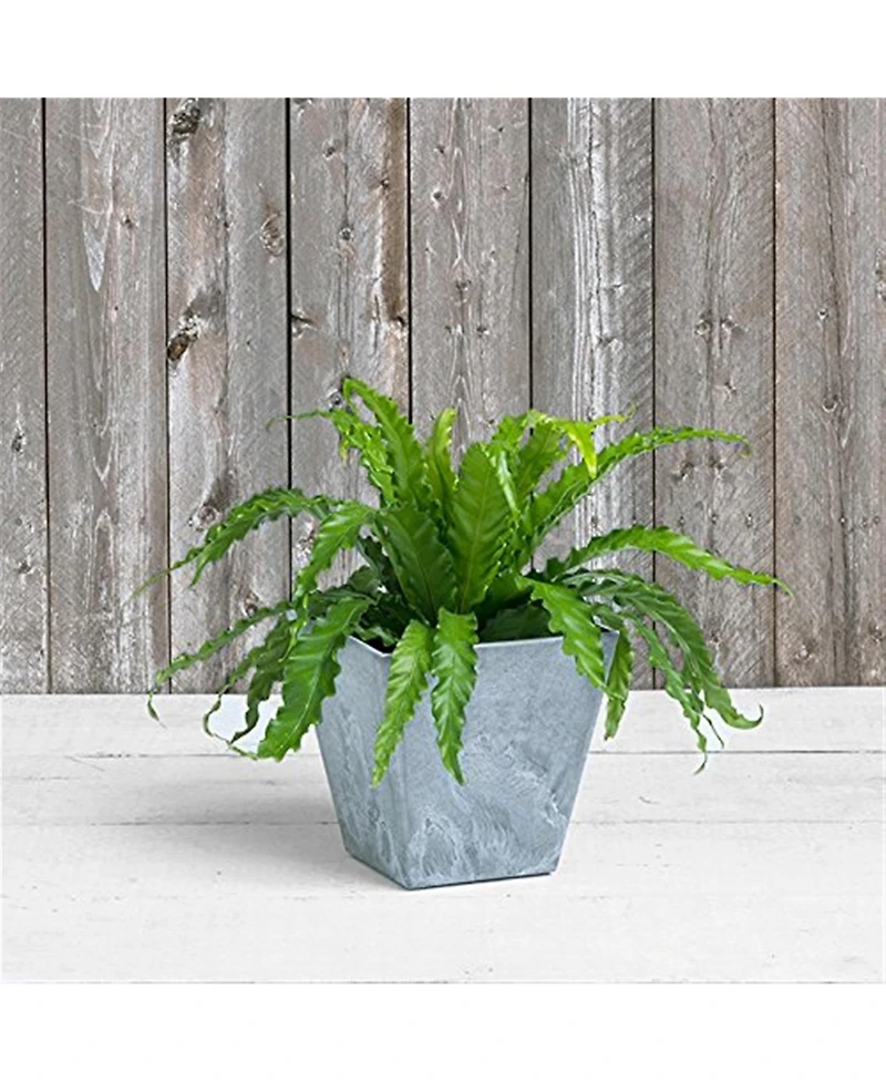 Novelty 35080 Ella Square Planter Gray 8 inch