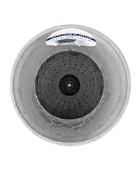 Novelty Artstone Dolce Round Planter 7 x 9" Grey