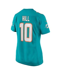Nike Women's Tyreek Hill Aqua Miami Dolphins Game Jersey