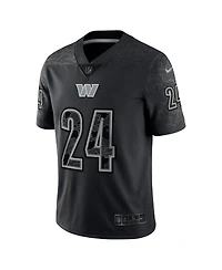 Men's Nike Antonio Gibson Black Washington Commanders Rflctv Limited Jersey