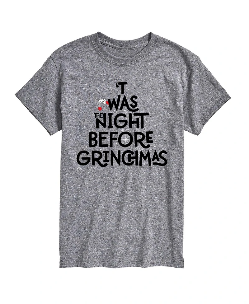 Airwaves Men's Dr. Seuss The Grinch Night Before Christmas Graphic T-shirt