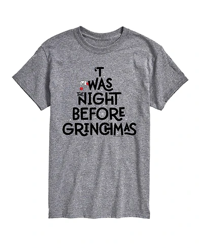 Airwaves Men's Dr. Seuss The Grinch Night Before Christmas Graphic T-shirt
