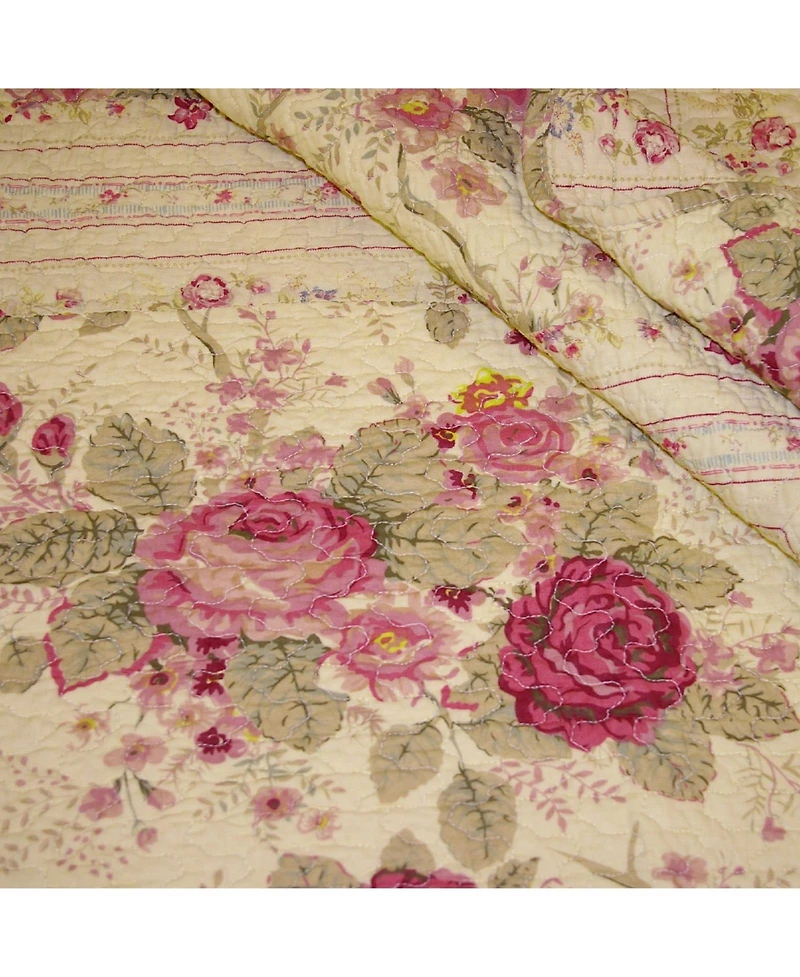 Greenland Home Fashions Antique Rose Throw, 50" x 60"