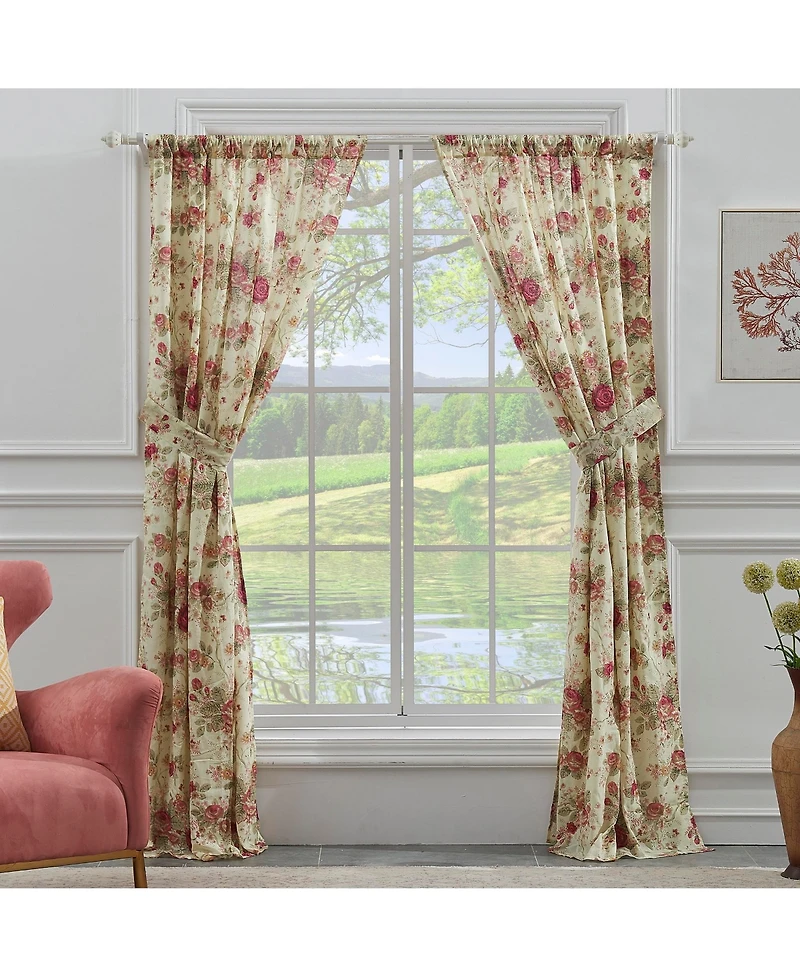 Greenland Home Fashions Antique Window Panel Pair