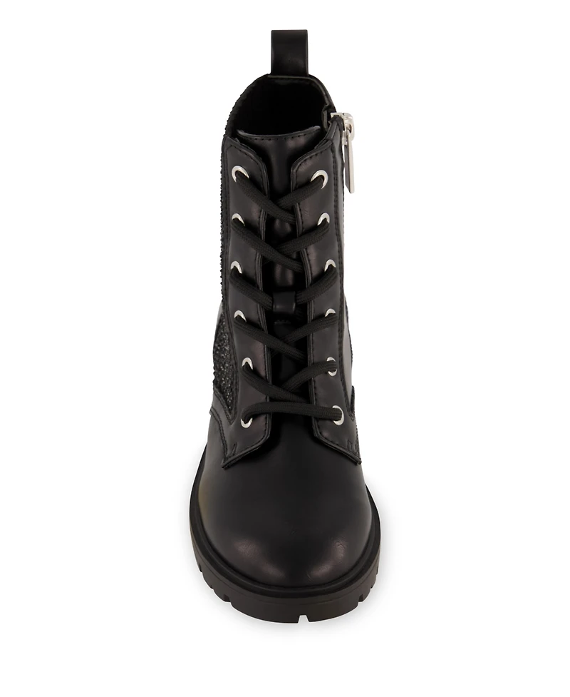 Dkny Little Girls Stassi Menia Moto Side Zipper Boot