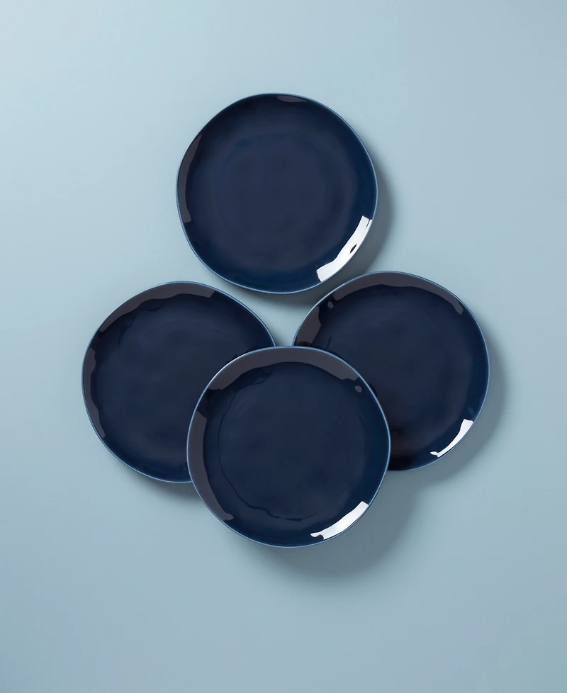 Lenox Bay Colors Solid 4 Piece Dinner Plate Set, Service for
