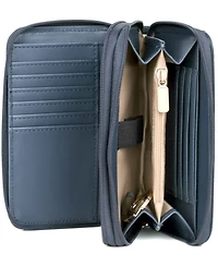 Julia Buxton Women's Heiress Double Zip Organizer Wallet