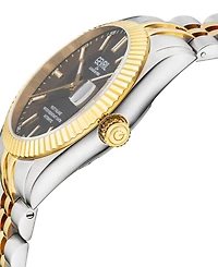 Gevril Men's West Village Swiss Automatic Two-Toned Ss Ipyg Stainless Steel Bracelet Watch 40mm