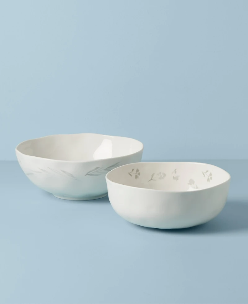 Lenox Oyster Bay Nesting Serving Bowls, Set of 2