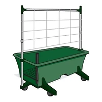 Novelty EarthBox Staking System In Terra Cotta for EarthBox Garden Kit