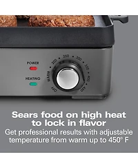 Hamilton Beach Professional Cast Iron Electric Grill - 38560