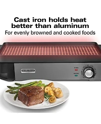 Hamilton Beach Professional Cast Iron Electric Grill - 38560