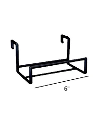 Amertac Adjustable Flower Box Holder, Black