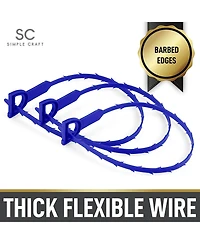 20-Inch Plumbing Snake Drain Clog Remover - 3 Pack