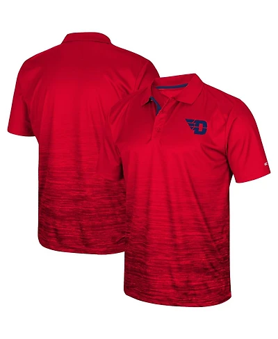 Men's Colosseum Red Dayton Flyers Marshall Polo Shirt