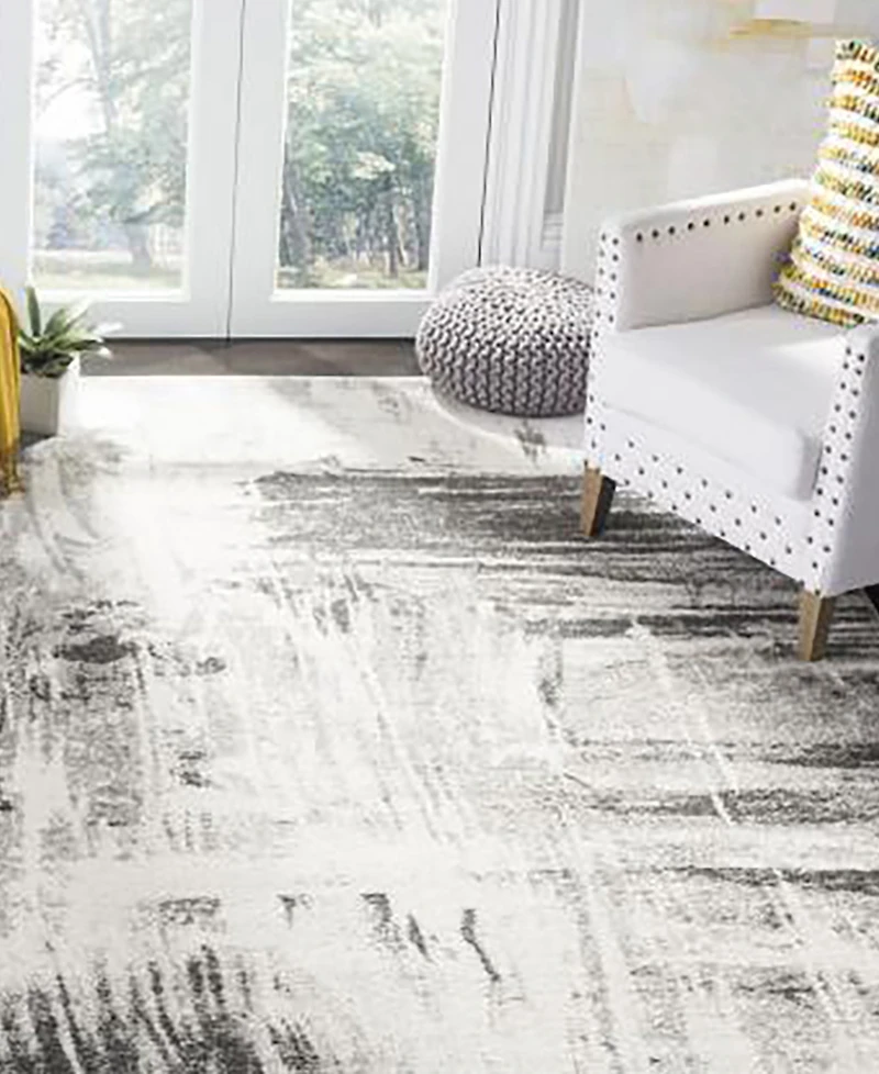 Safavieh Adirondack 133 Ivory and Gray 8' x 10' Area Rug