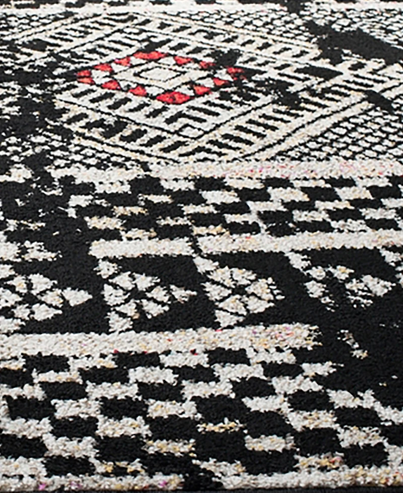 Safavieh Adirondack 202 Black and Light Gray 9' x 12' Area Rug