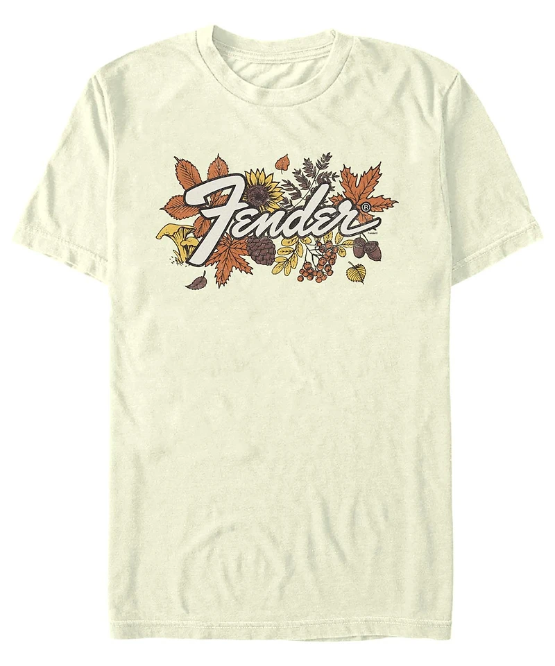 Fifth Sun Men's Fender Leafy Logo Short Sleeves T-shirt