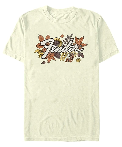 Fifth Sun Men's Fender Leafy Logo Short Sleeves T-shirt