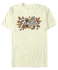 Fifth Sun Men's Fender Leafy Logo Short Sleeves T-shirt