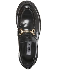Steve Madden Women's Lando Tailored Lug Sole Bit Loafers