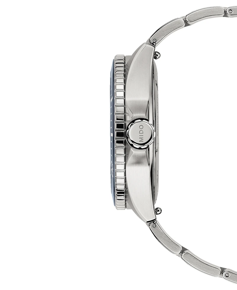 Mido Men's Swiss Automatic Ocean Star Gmt Stainless Steel Bracelet Watch 44mm