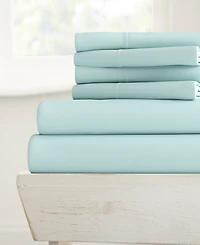 ienjoy Home Solids Style 6-Pc. Sheet Set, California King