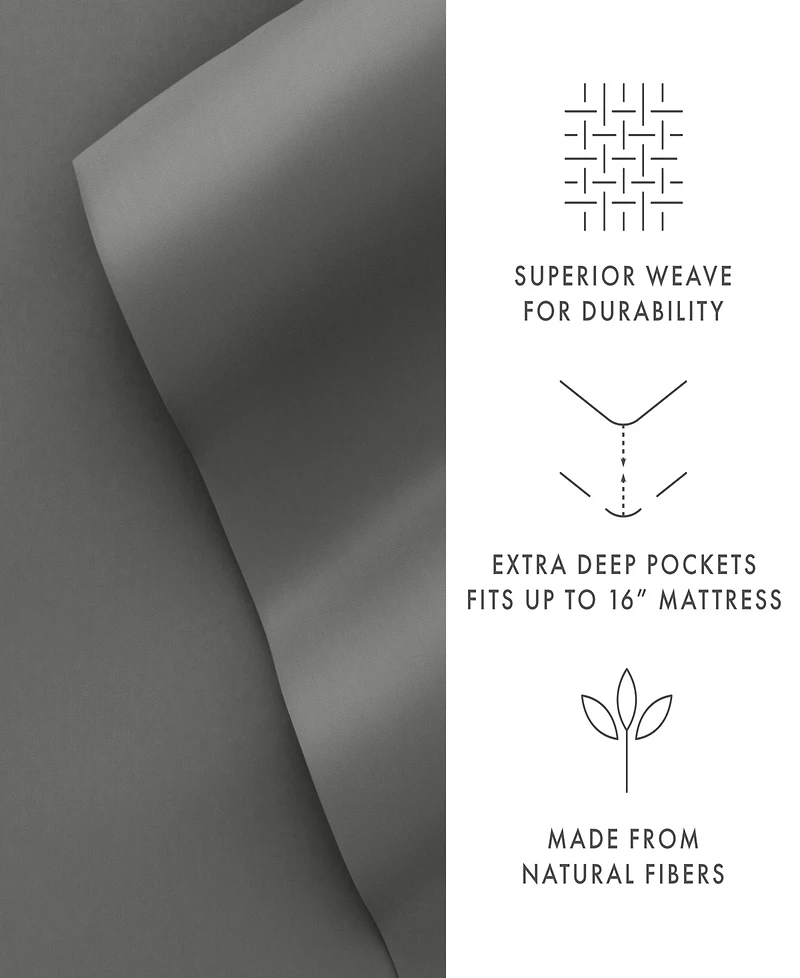 ienjoy Home Luxury Rayon from Bamboo 4-Pc. Sheet Set, California King