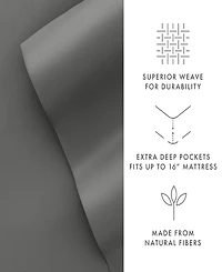 ienjoy Home Luxury Rayon from Bamboo 4-Pc. Sheet Set, California King