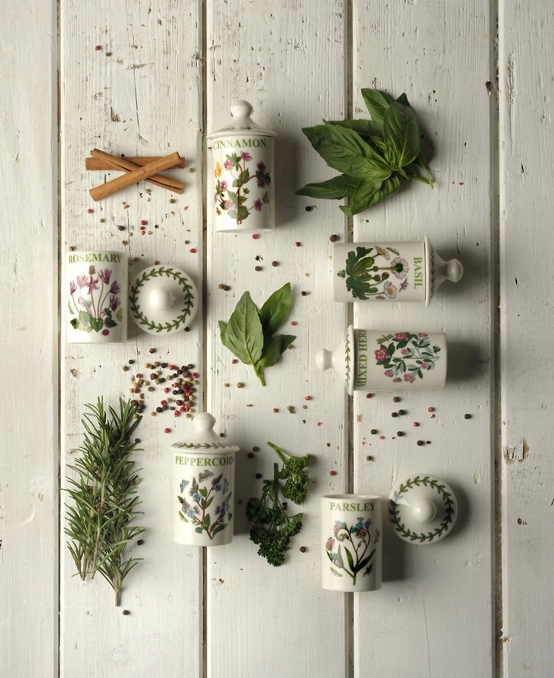Portmeirion Botanic Garden Spice Jars, Set of 6