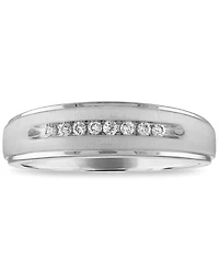 Men's Diamond Band (1/10 ct. t.w.) 10k Yellow Gold or White