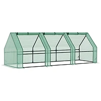 Outsunny 9' x 3' x 3' Portable Tunnel house Outdoor Garden Mini Hot House