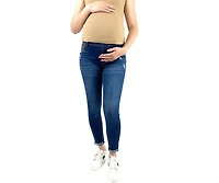 Indigo Poppy Maternity Distressed Skinny Jeans