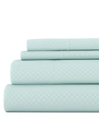 ienjoy Home Expressed Embossed Checkered 4-Pc. Sheet Set, California King