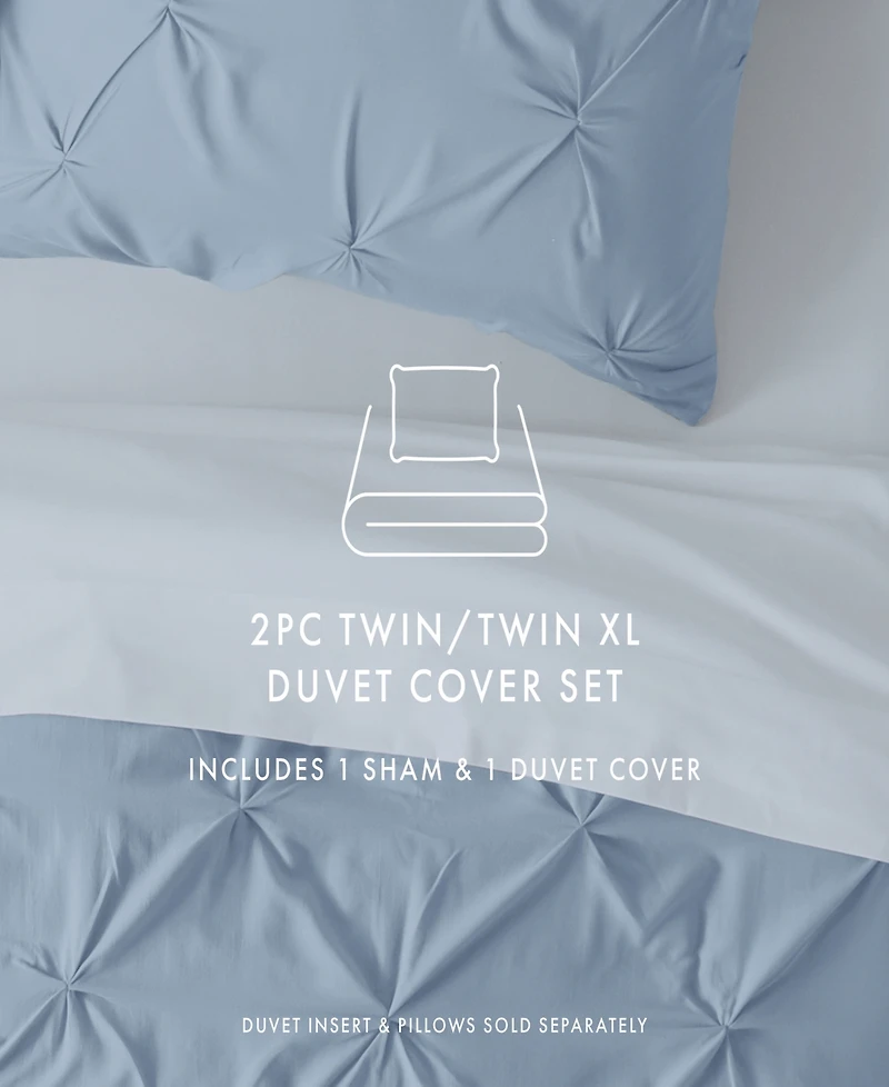 ienjoy Home Ultra Soft 2-Pc. Pinch Pleat Duvet Cover Set, Twin/Twin Xl