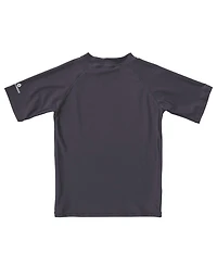 Toddler, Child Boys Slate Short Sleeve Rash Top