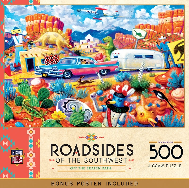 MasterPieces 500 Piece Jigsaw Puzzle - Off the Beaten Path for Adults