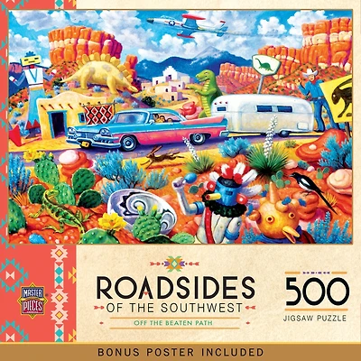 MasterPieces 500 Piece Jigsaw Puzzle - Off the Beaten Path for Adults