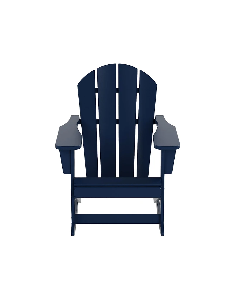 WestinTrends Outdoor Patio Porch Rocking Adirondack Chair