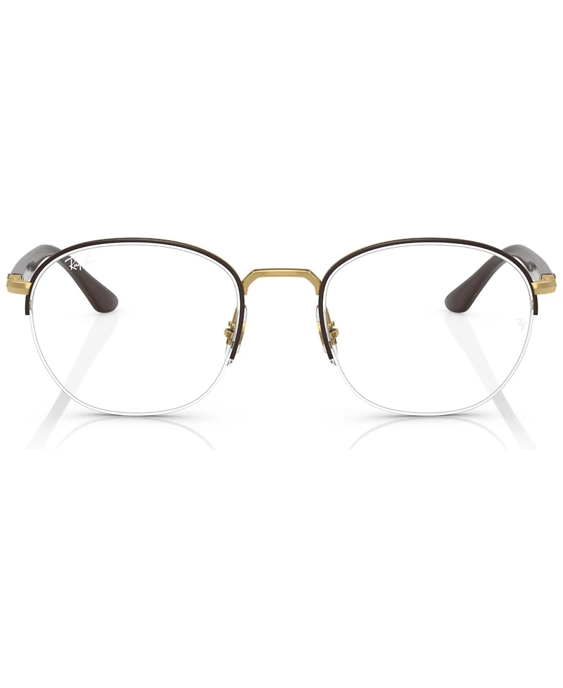 Ray-Ban Unisex Square Eyeglasses, RX648750-o