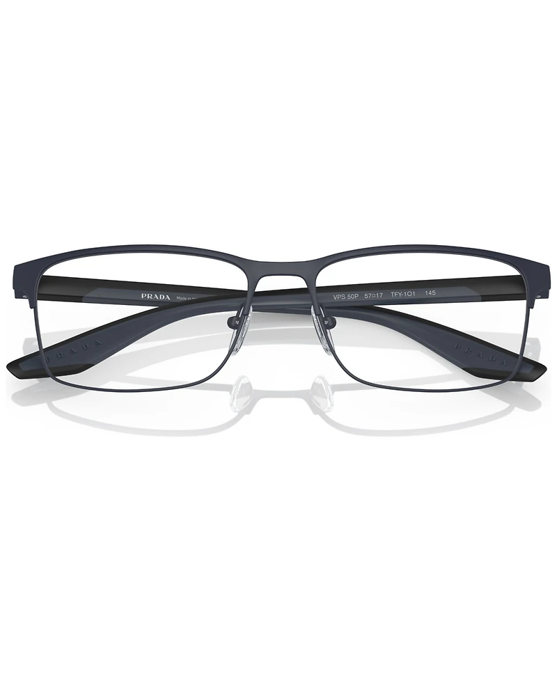Prada Linea Rossa Men's Rectangle Eyeglasses