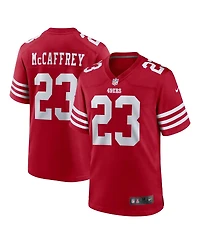 Men's Nike Christian McCaffrey Scarlet San Francisco 49ers Game Player Jersey