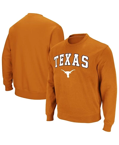 Colosseum Men's Texas Longhorns Arch & Logo Pullover Sweatshirt