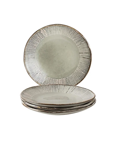 Dutch Rose Amsterdam Bread Plates, Set of 4
